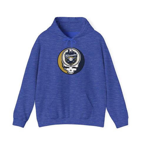 Grateful Dead - Milwaukee Brewers Grateful Dead Unisex Heavy Blend Hoodie - MLB - StealieShop
